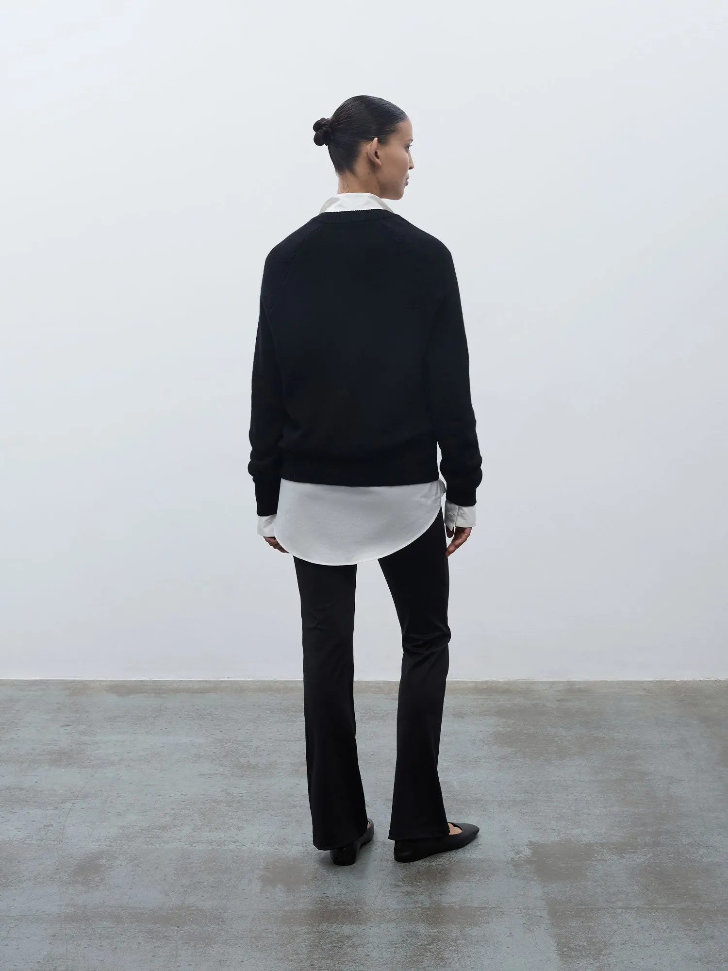 05 Elemental Merino Cashmere Sweater | Black