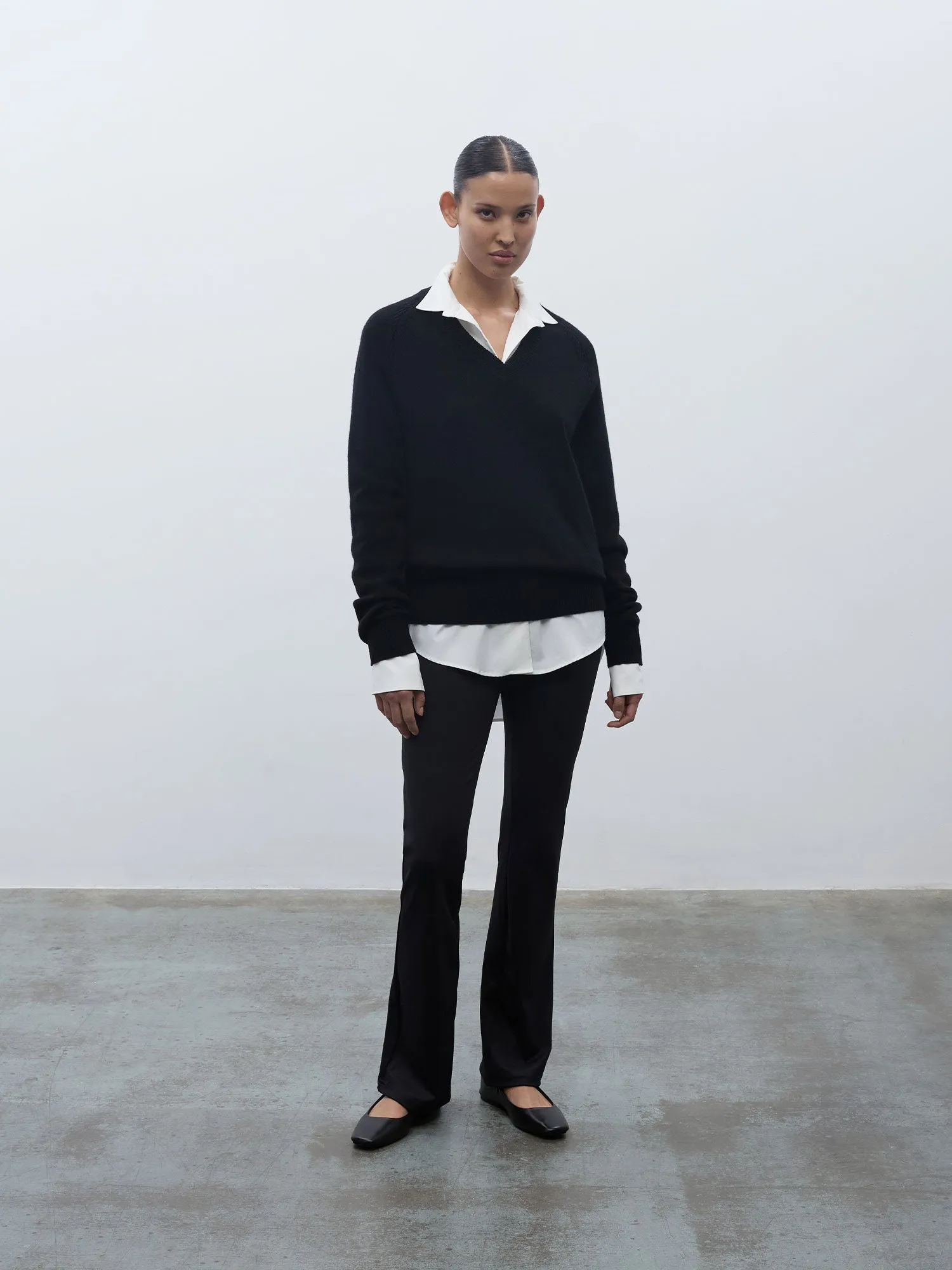 05 Elemental Merino Cashmere Sweater | Black