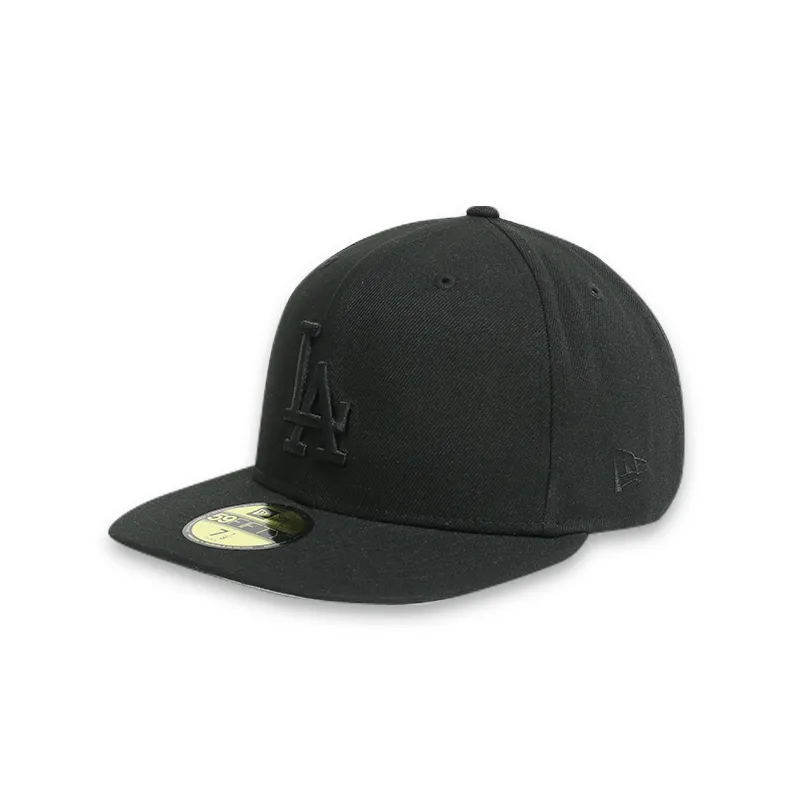 [11591150] New Era Los Angeles Dodgers Blackout Basic 59FIFTY Fitted Hats