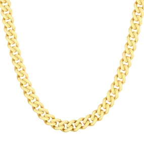 14K Yellow Gold 8MM Lite Miami Cuban Chain