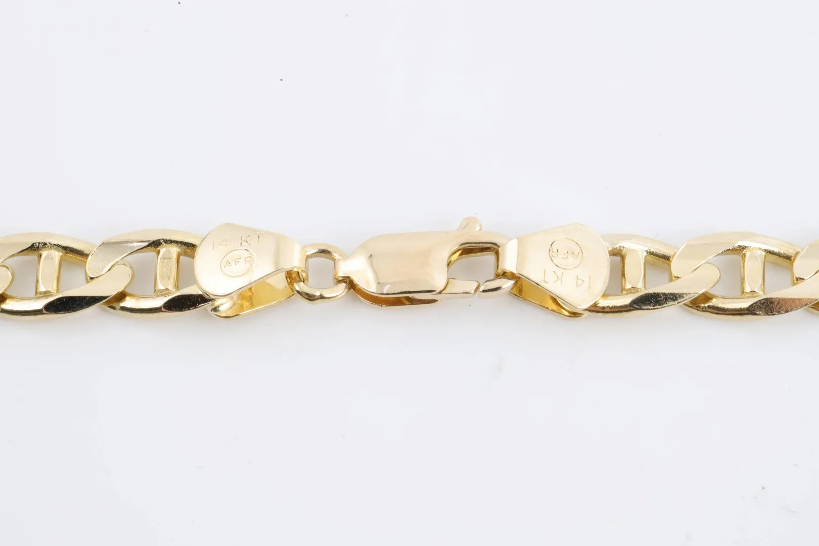 24" 14k Yellow Gold Mariner Link Chain (47.50g.)