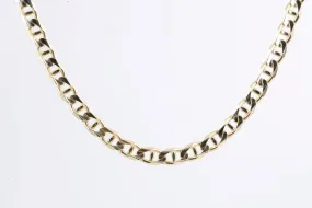 24" 14k Yellow Gold Mariner Link Chain (47.50g.)