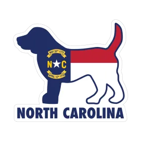 3 Sticker - North Carolina Dog