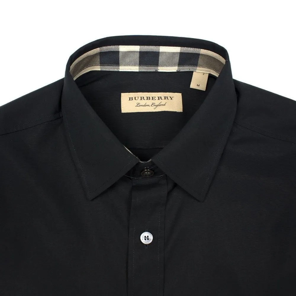 (40% Off) Burberry Cambridge Long Sleeve Shirt Black