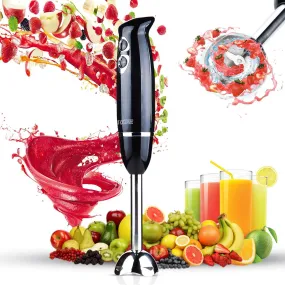 5Core 500W Immersion Blender Handheld 2 Speed Stainless Steel ,