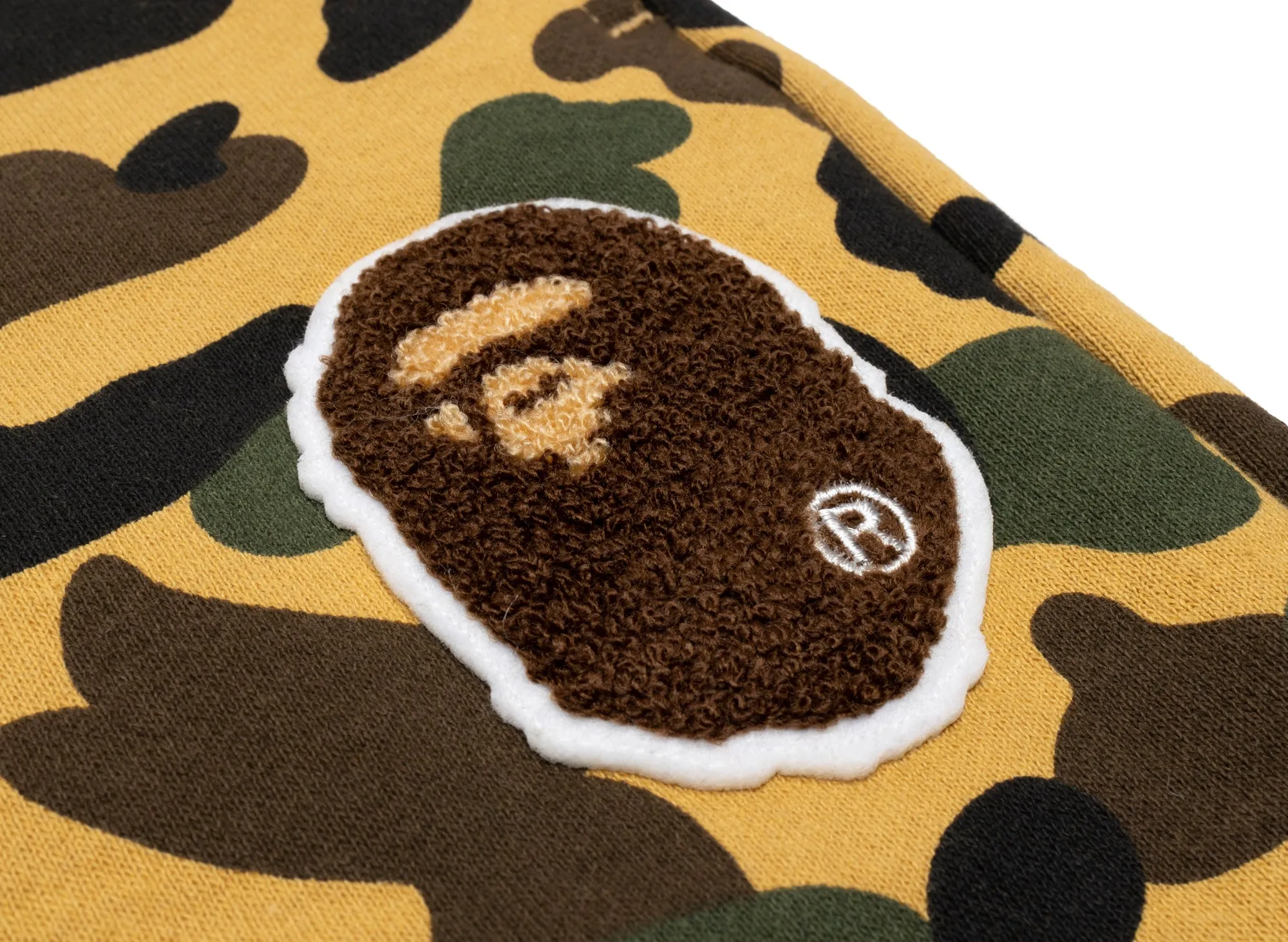 A Bathing Ape 1st Camo Ape Head Patch Sweatpants