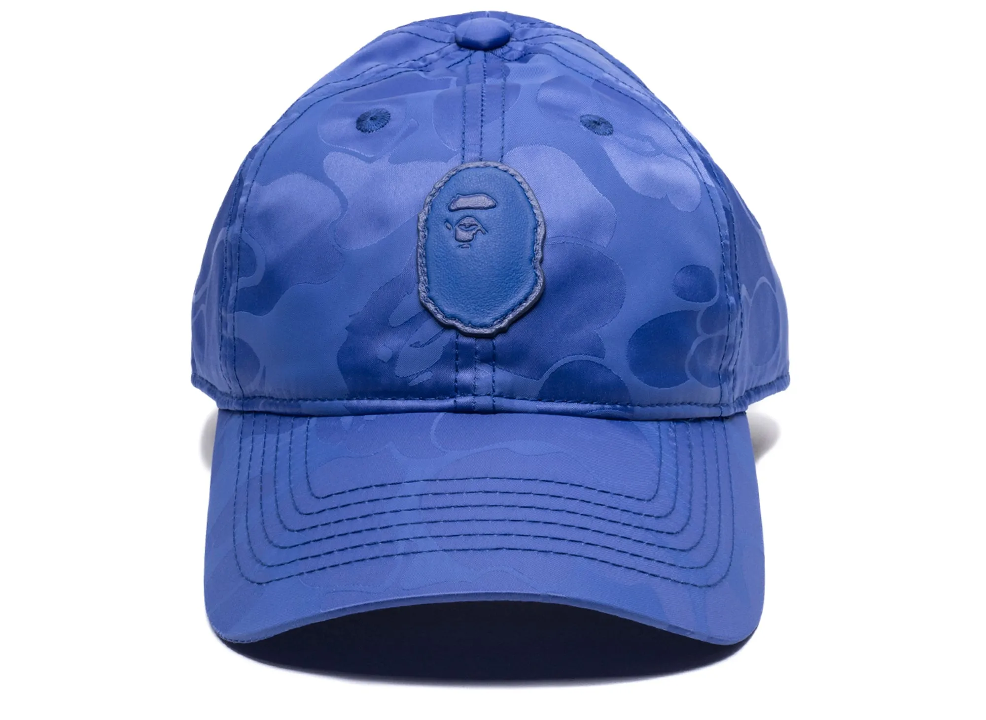 A Bathing Ape Tonal Solid Camo Cap in Blue