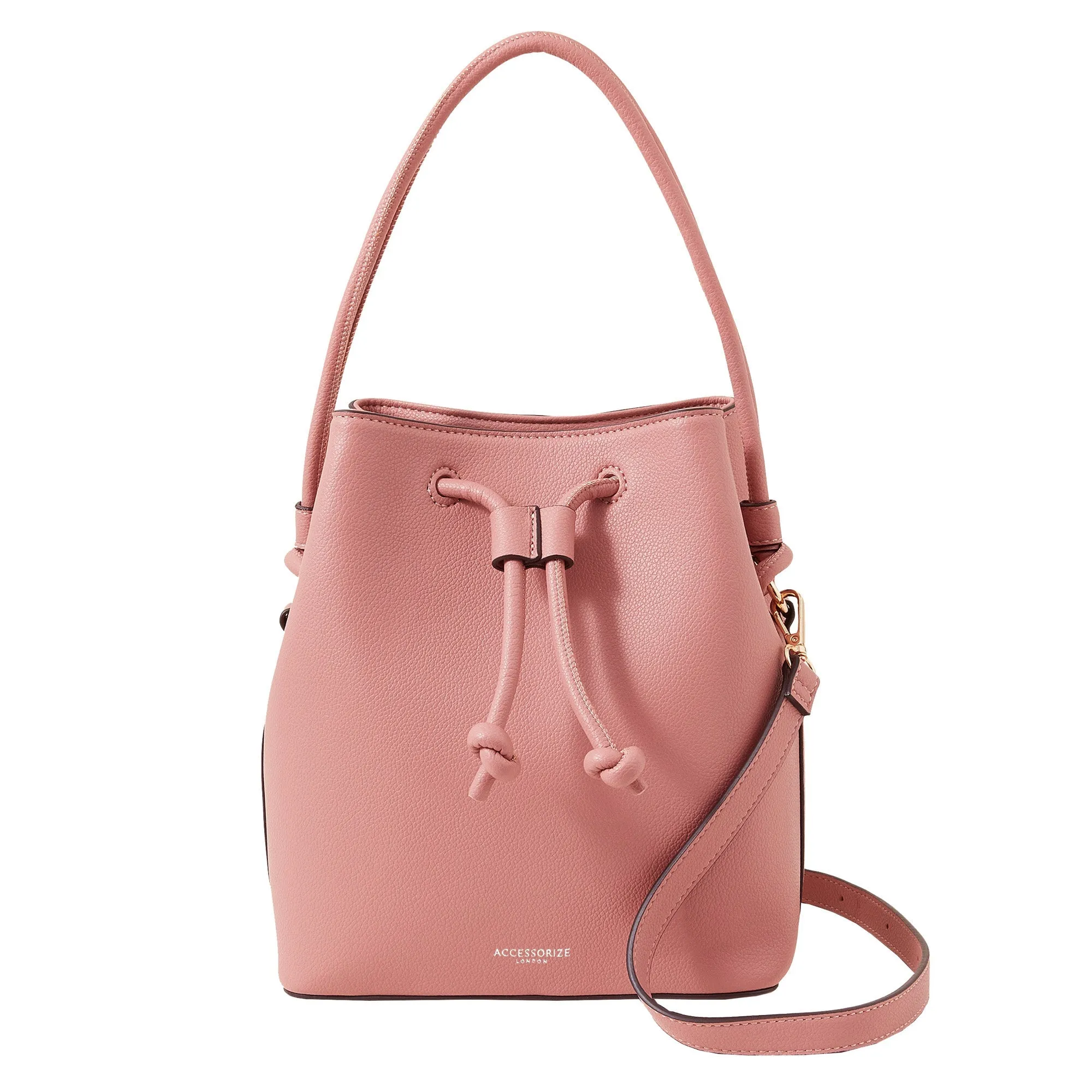 Accessorize London Women's Pink Duffle Handheld Bag