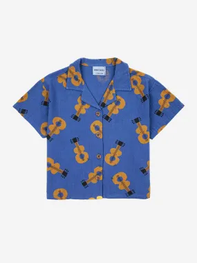 Acoustic Guitar All Over Woven Shirt