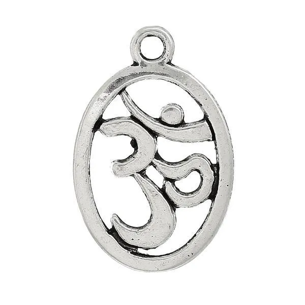 Add a Charm - Metal Charms - Ohm Om Aum A