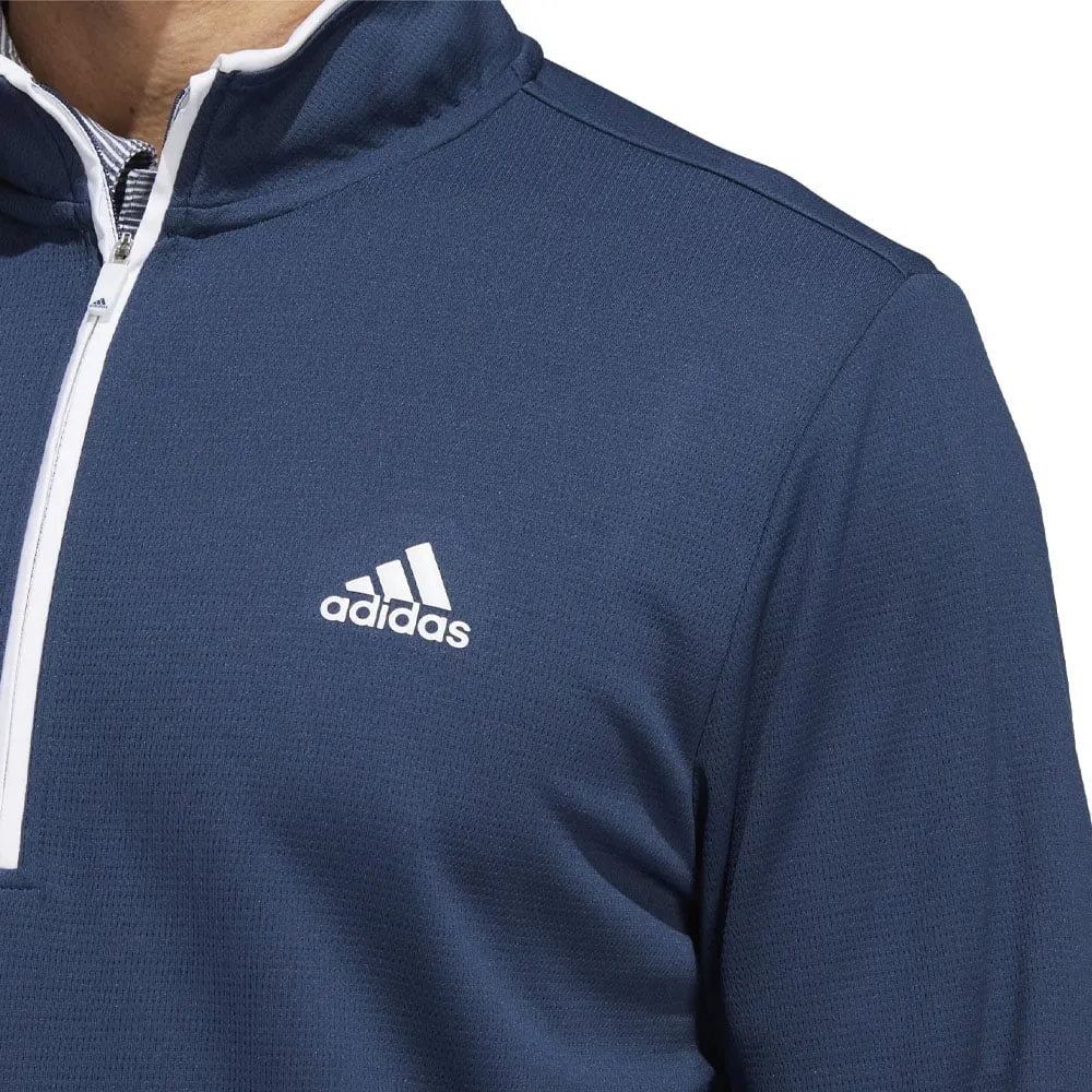 adidas Lightweight 1/4 Zip Pullover - Crew Navy/White