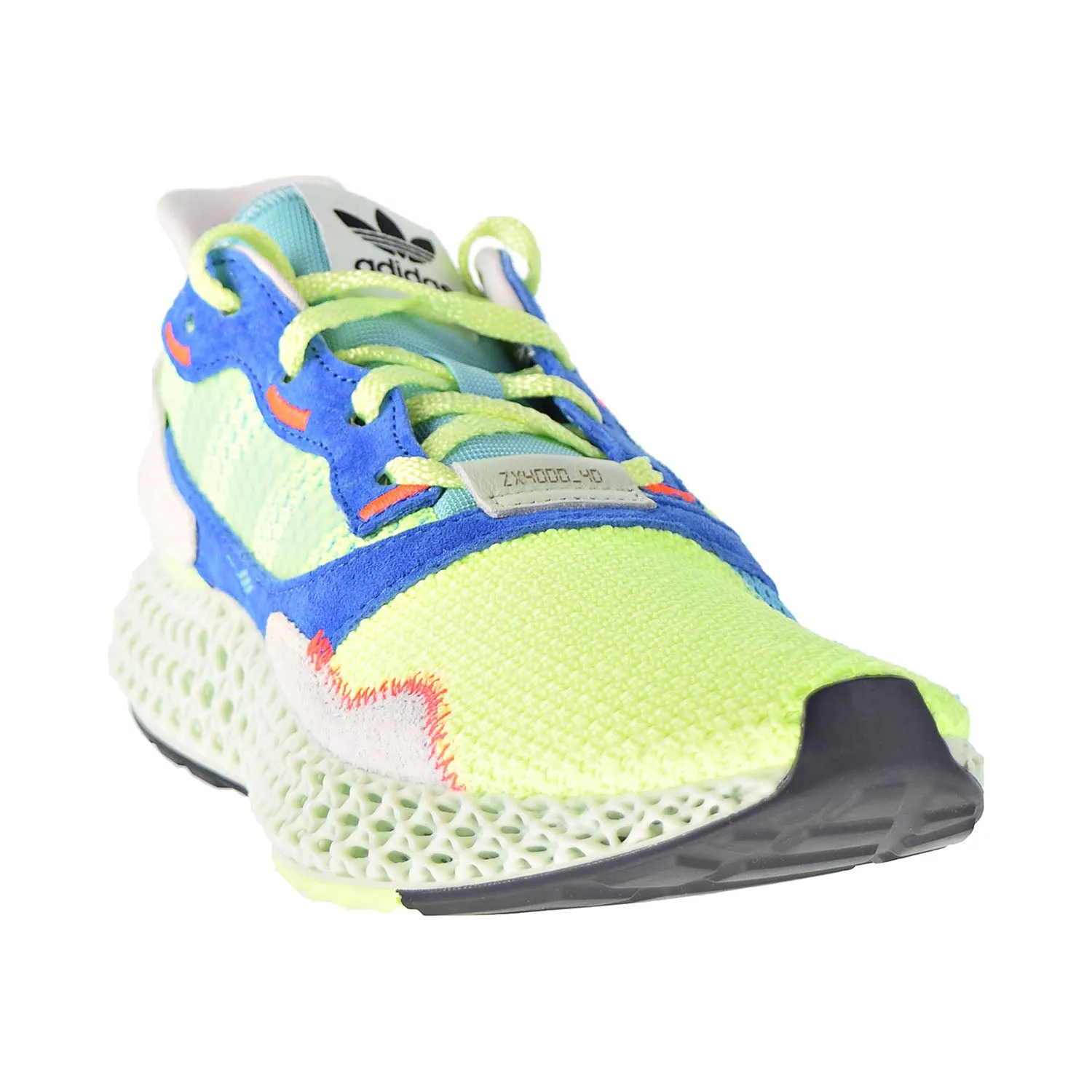 Adidas ZX 4000 4D Men's Shoes Hi-Res Yellow-Linen Green-Easy Mint