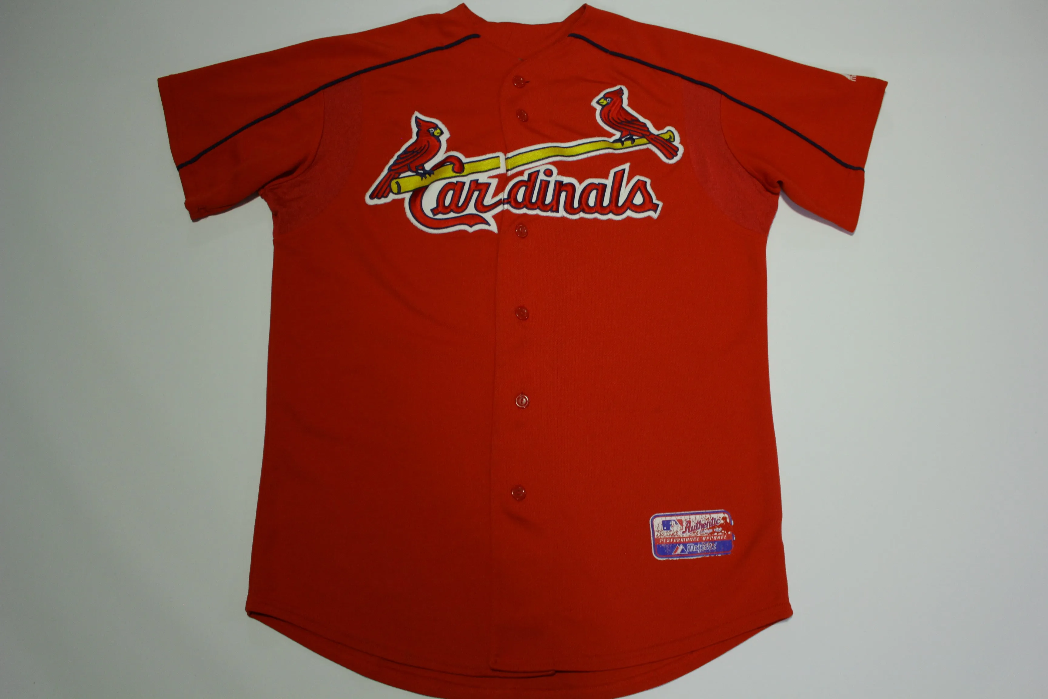 Albert Pujols St. Louis Cardinals #5 Majestic Authentic Collection Button Up Jersey