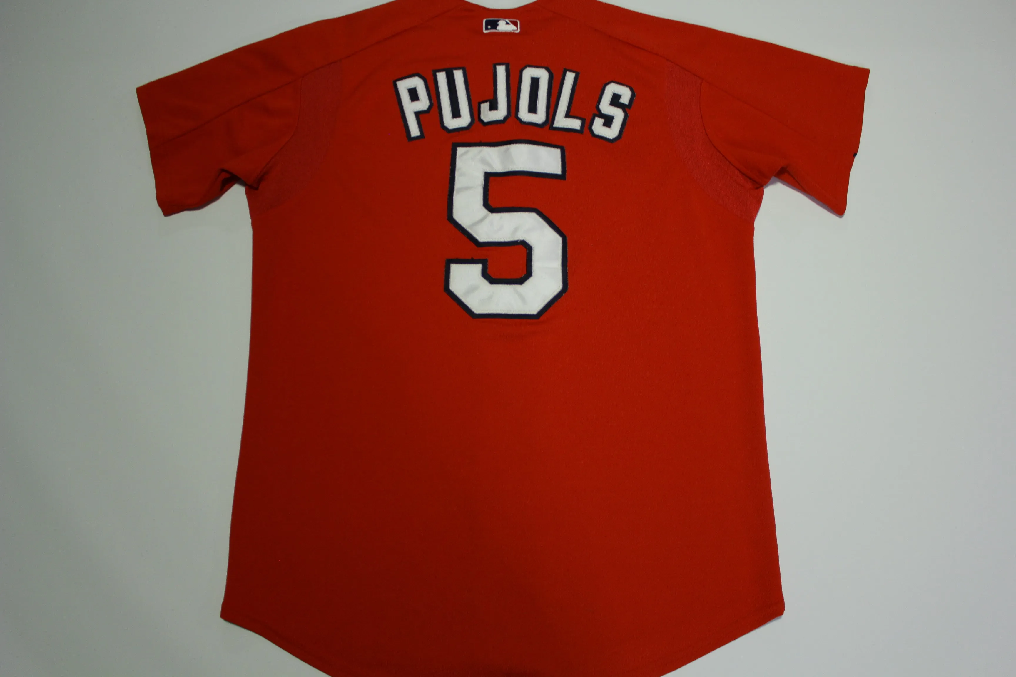 Albert Pujols St. Louis Cardinals #5 Majestic Authentic Collection Button Up Jersey