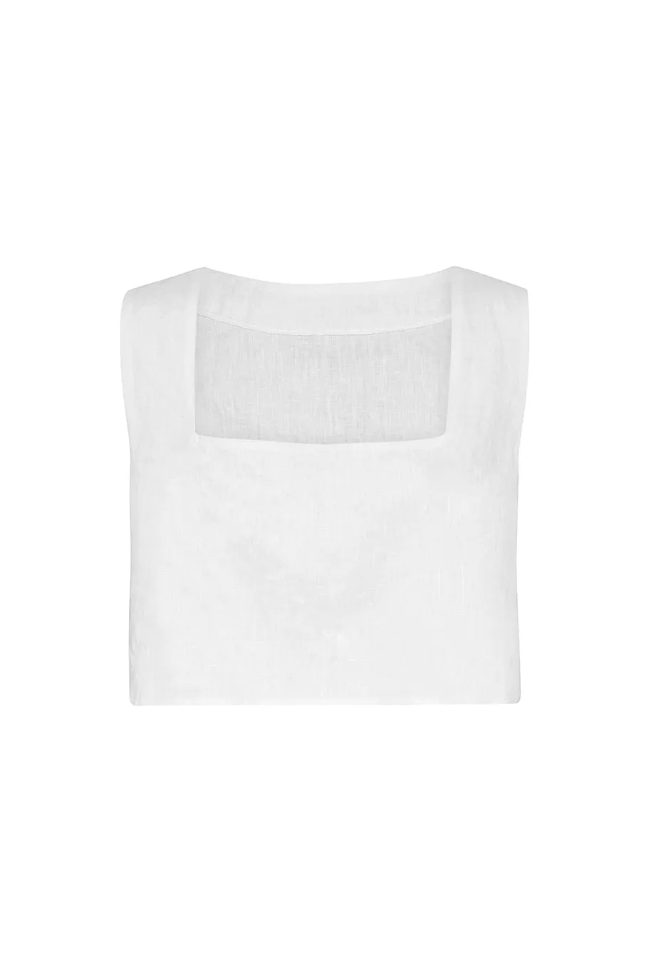 ALICE CROP TOP - IVORY