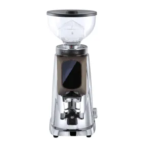 AllGround All Purpose Home Coffee Grinder - Chrome w/ Dark Oak