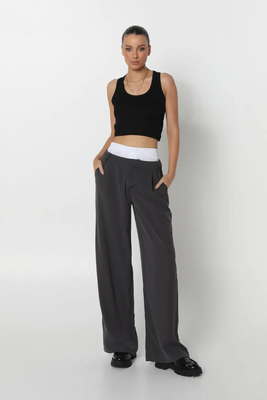 Amy Pants | Charcoal