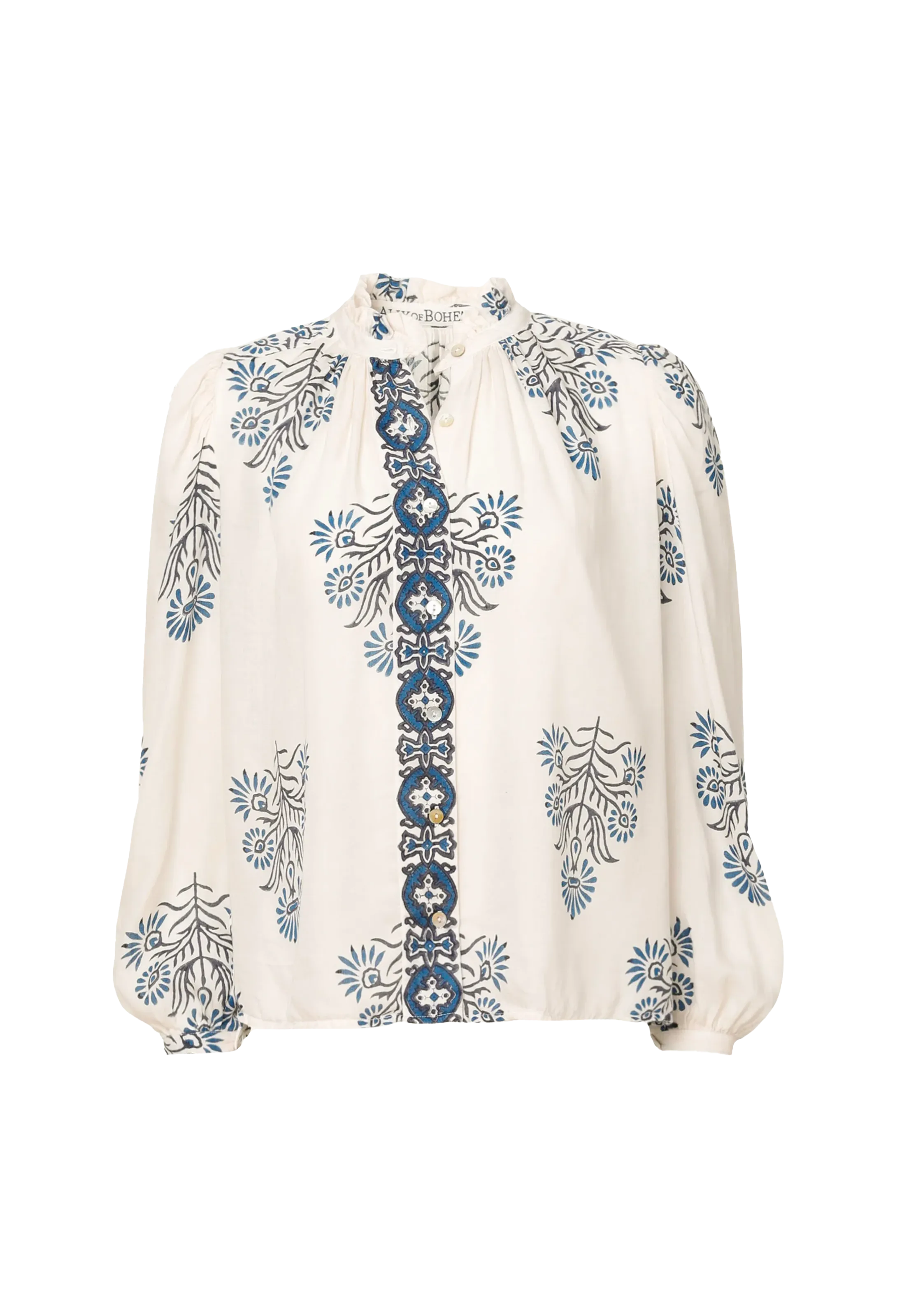 Annabel Black and Blue Shirt