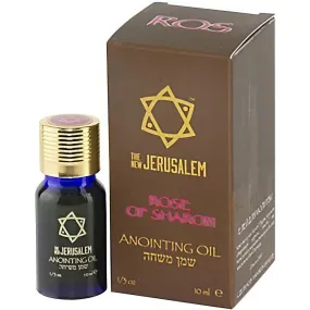 Anointing Oil Rose Of Sharon Fragrance 10ml. - 1.01 Fl Oz From Holyland Jerusalem