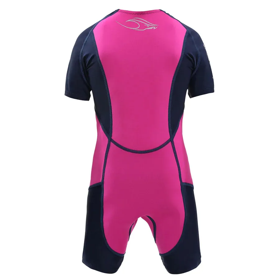 Aqua Sphere Junior's Stingray HP2 SS - Pink/Navy Blue