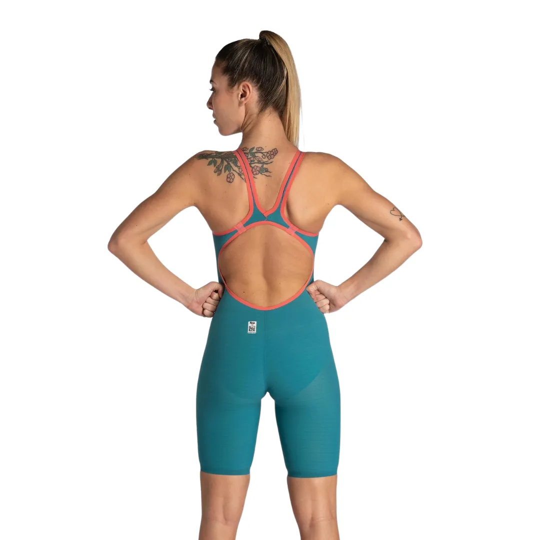 Arena Women's Powerskin Carbon Air 2 Calypso Bay Limited Edition Racing Swimsuit |Openback | Biscay Bay