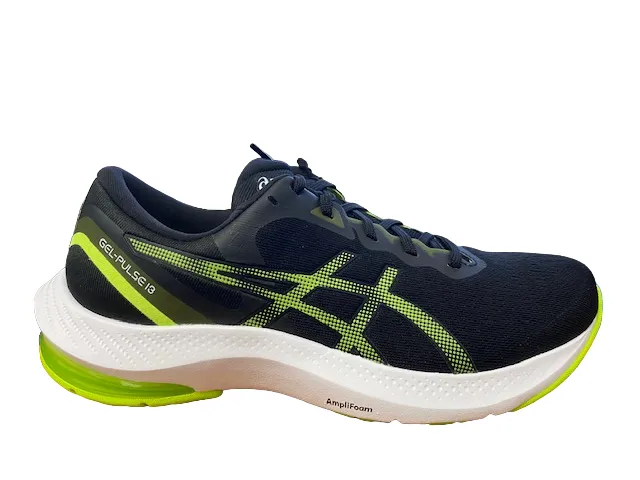 Asics Gel Pulse 13 1011B175 004 black green men's cushioned running shoe 