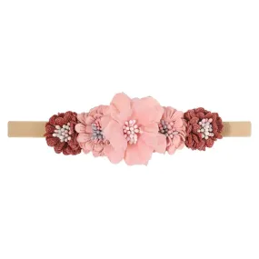 Baby Girl Flower Crown Headpiece #4