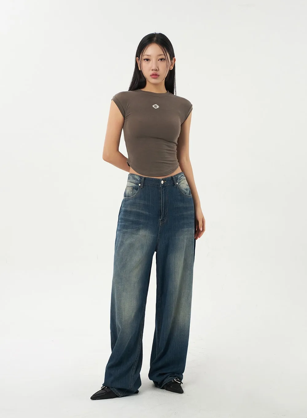 Baggy Low Rise Jeans CA326