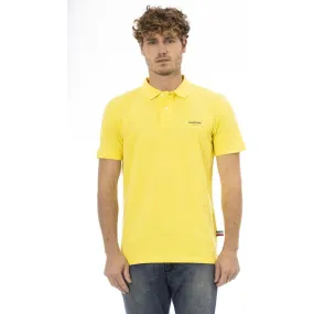 Baldinini Trend Yellow Cotton Men Polo