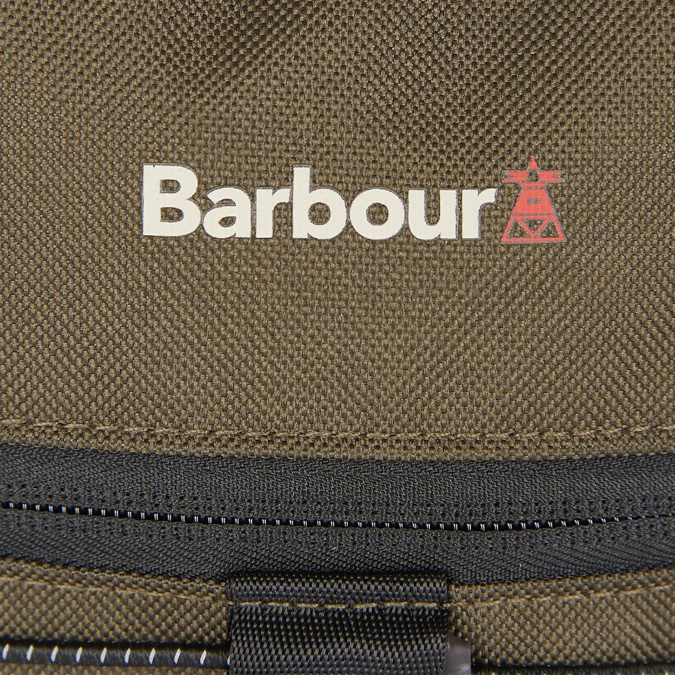 Barbour Arwin Canvas Crossbody Bag Olive / Black