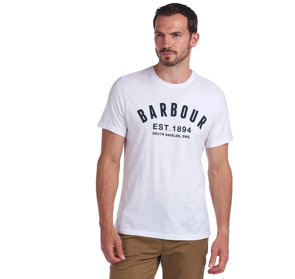 Barbour Men's Ridge Logo T-Shirt - Short Sleeved