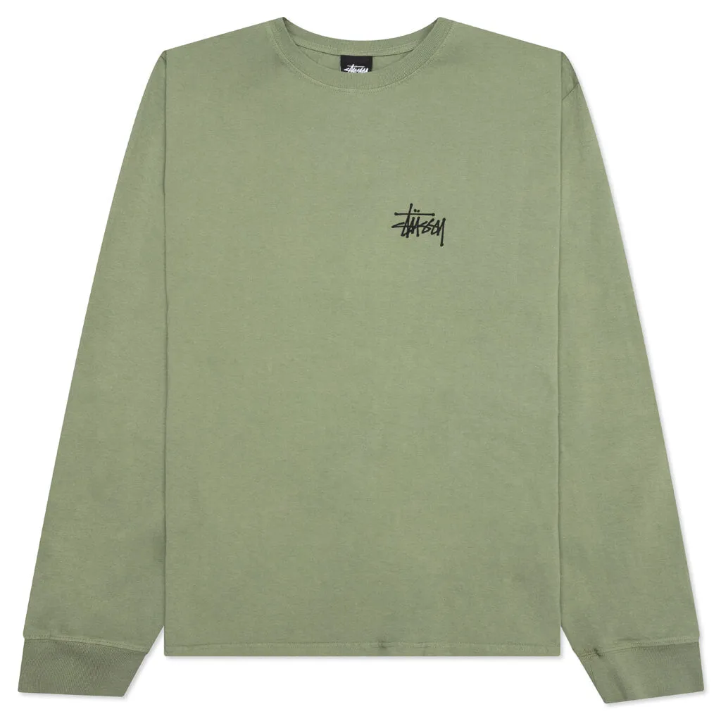 Basic Pigment Dyed L/S Tee - Artichoke