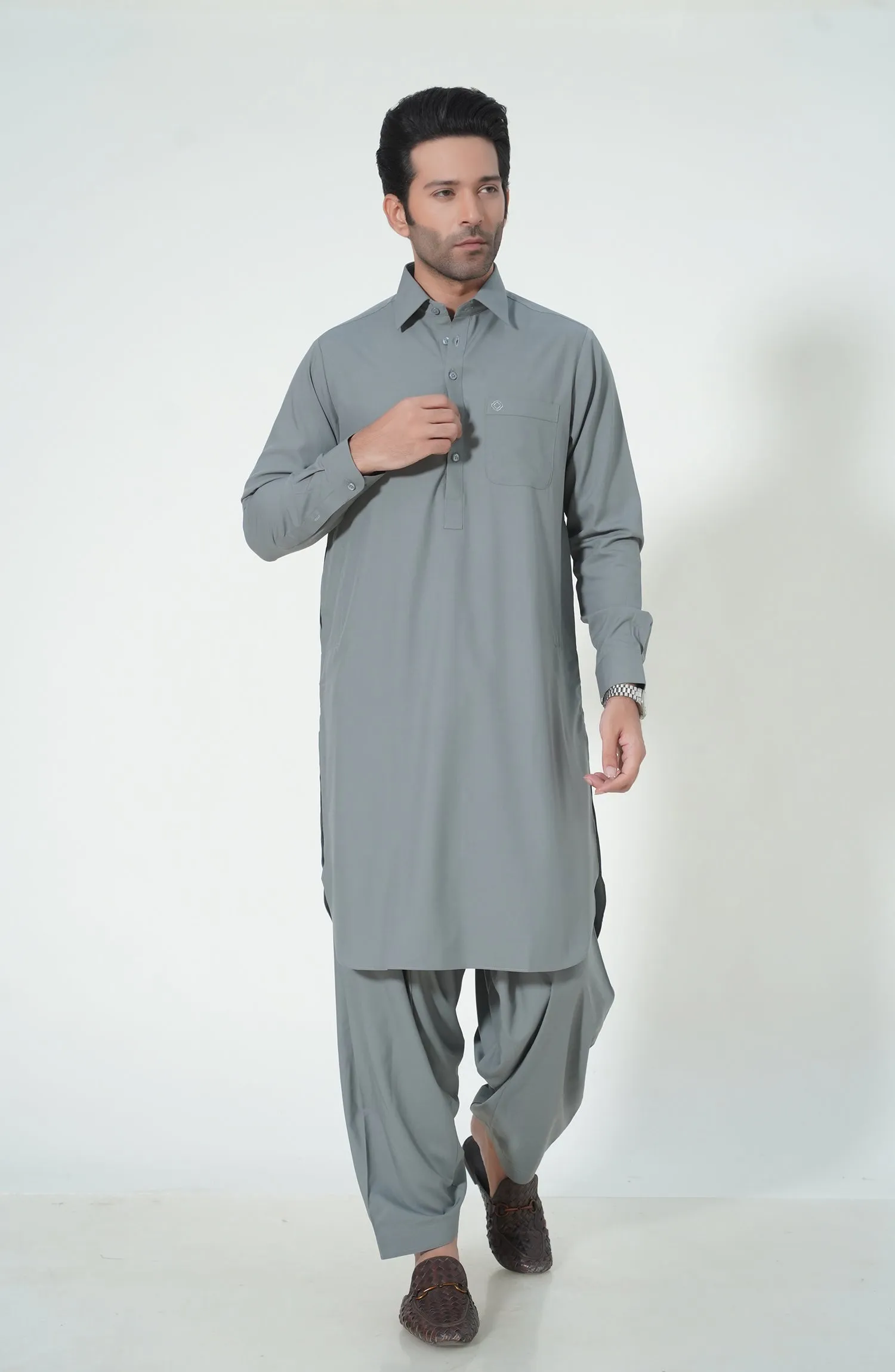 Basic Shirt Collar Shalwar Kameez