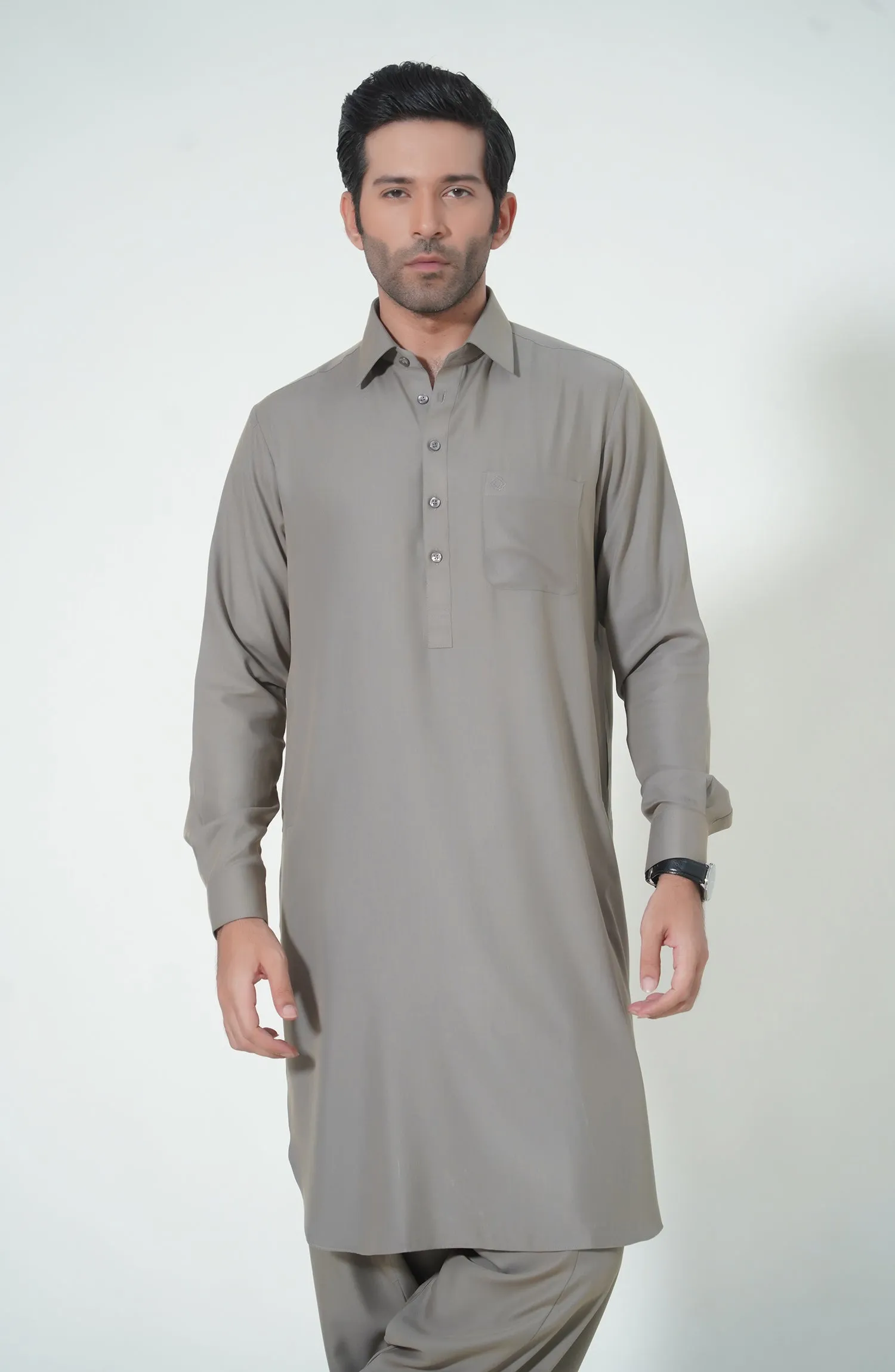 Basic Shirt Collar Shalwar Kameez