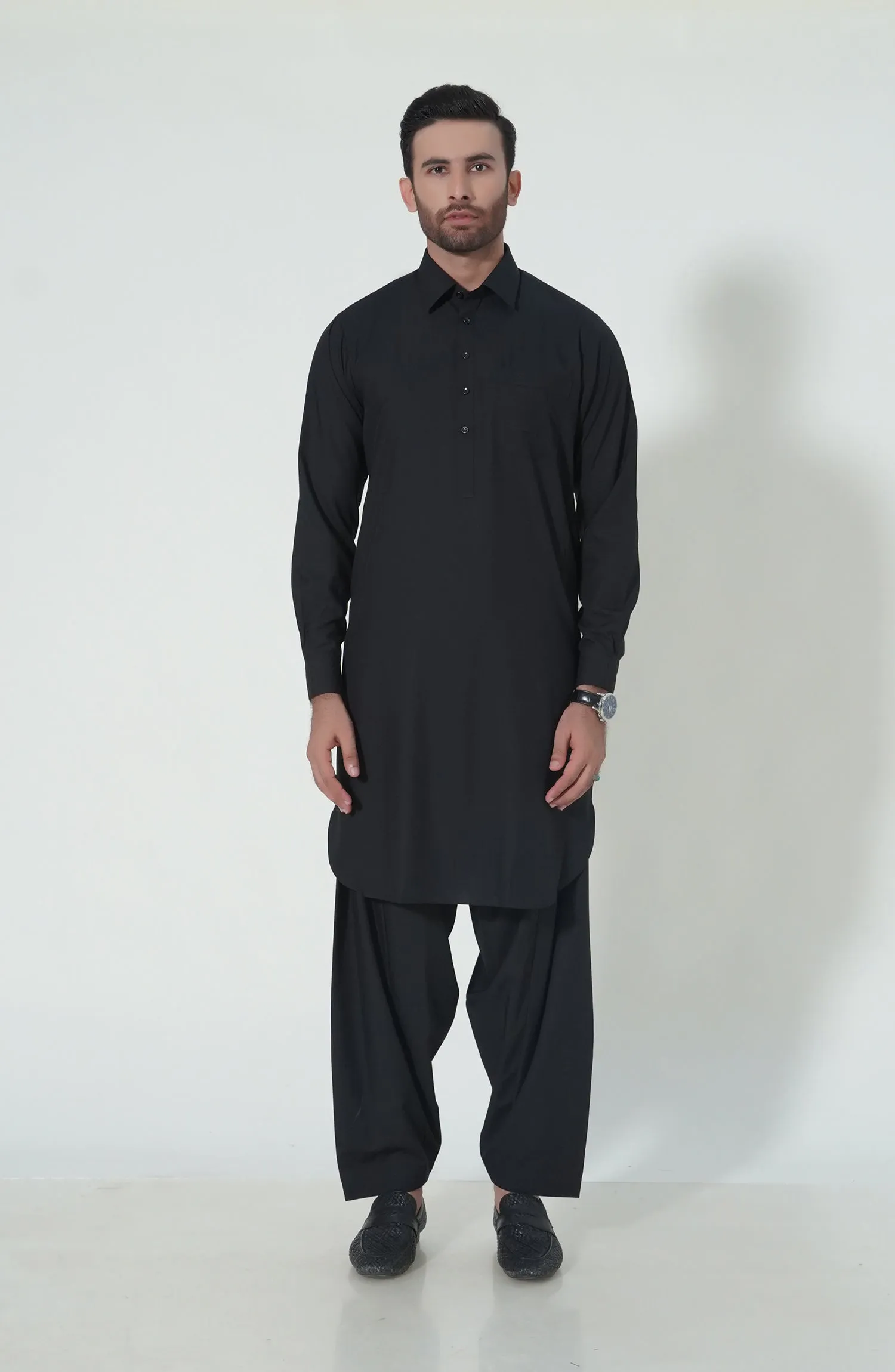 Basic Shirt Collar Shalwar Kameez