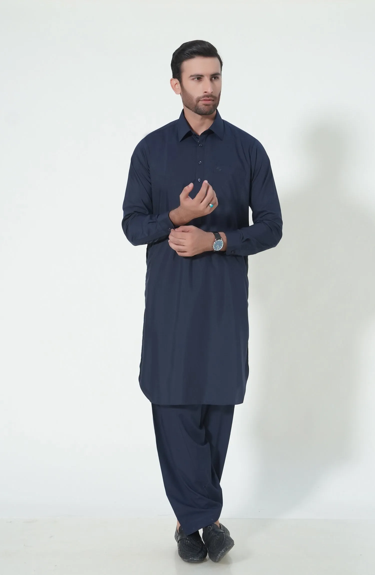 Basic Shirt Collar Shalwar Kameez