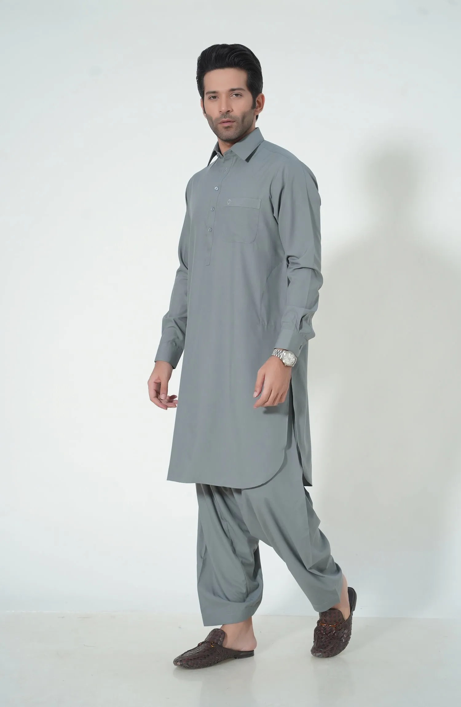 Basic Shirt Collar Shalwar Kameez