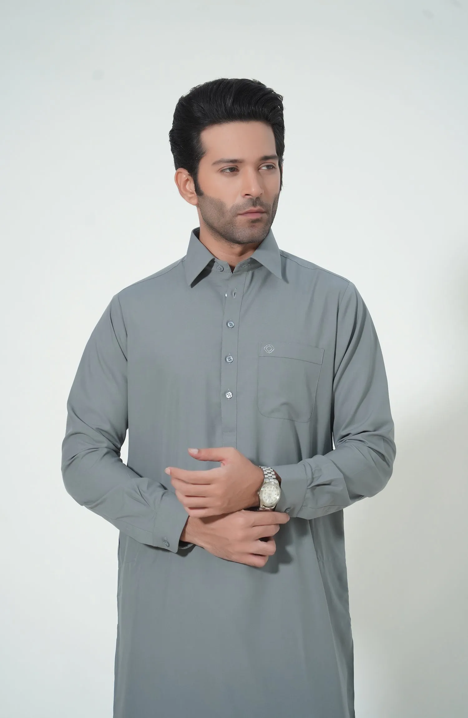 Basic Shirt Collar Shalwar Kameez