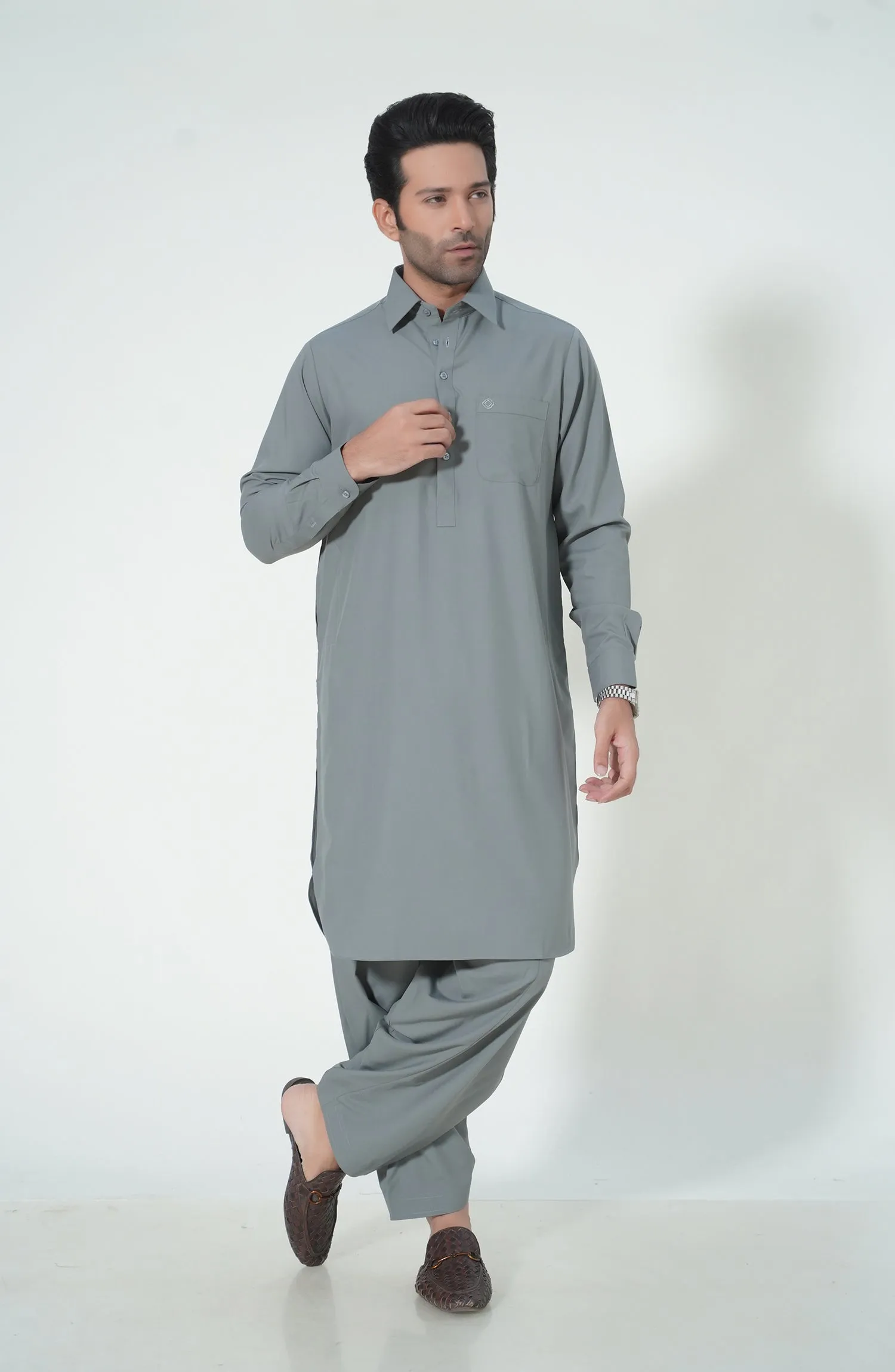 Basic Shirt Collar Shalwar Kameez