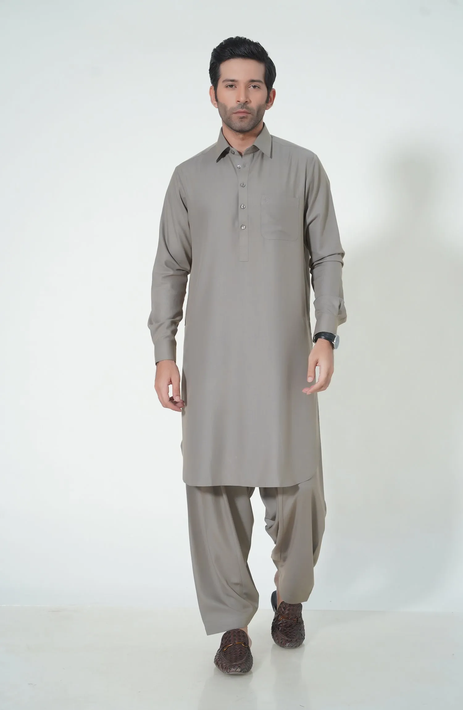 Basic Shirt Collar Shalwar Kameez