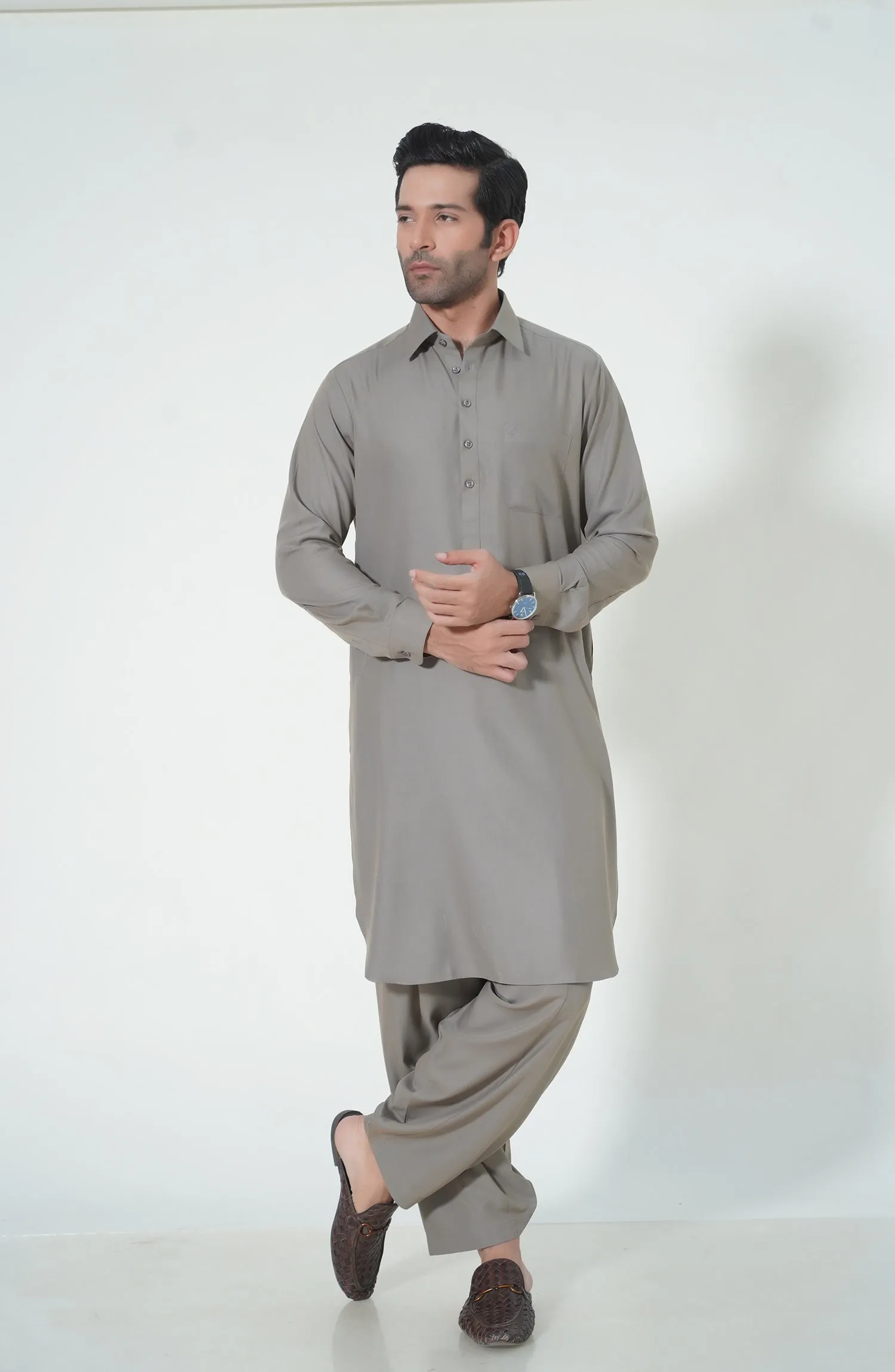 Basic Shirt Collar Shalwar Kameez