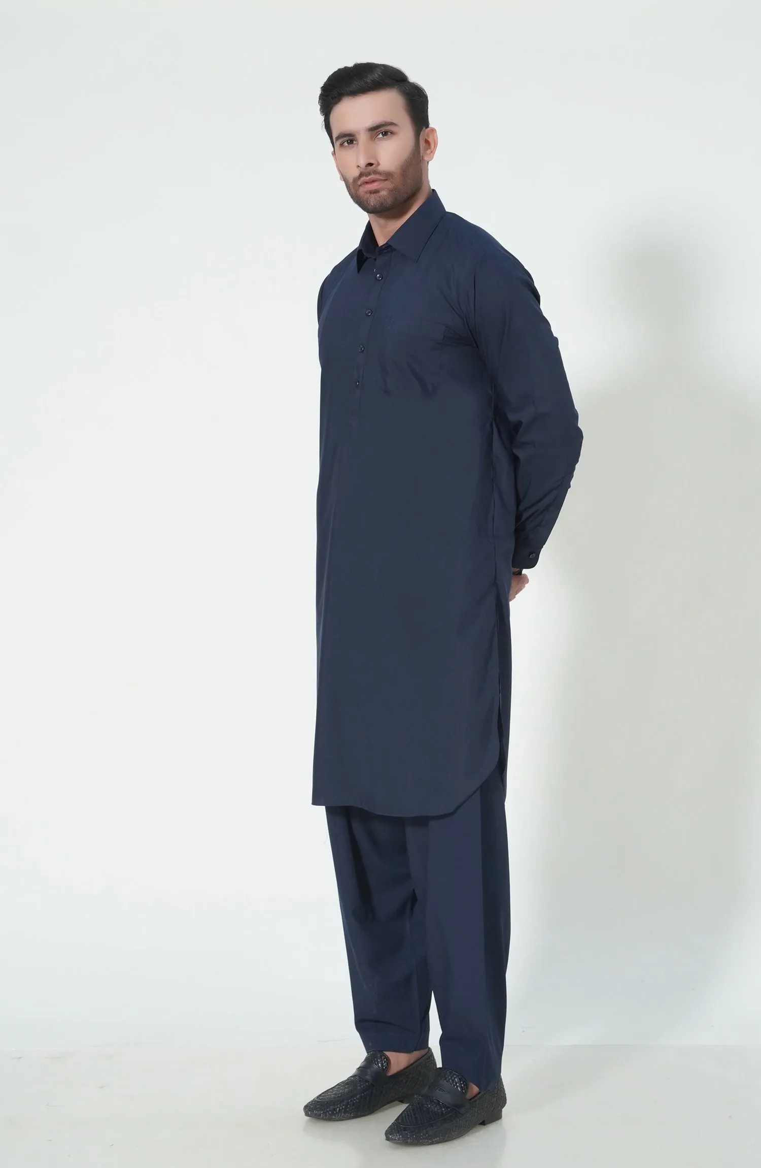 Basic Shirt Collar Shalwar Kameez