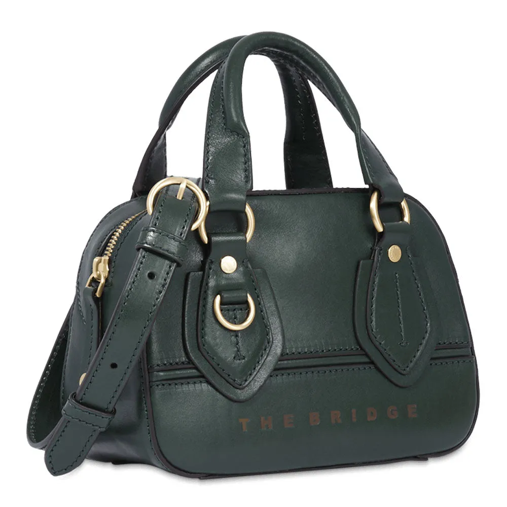 Bauletto Donna Mini THE BRIDGE linea Daphne in Pelle Verde