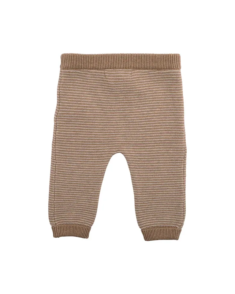 Bebe Caramel Stripe Knit Pants