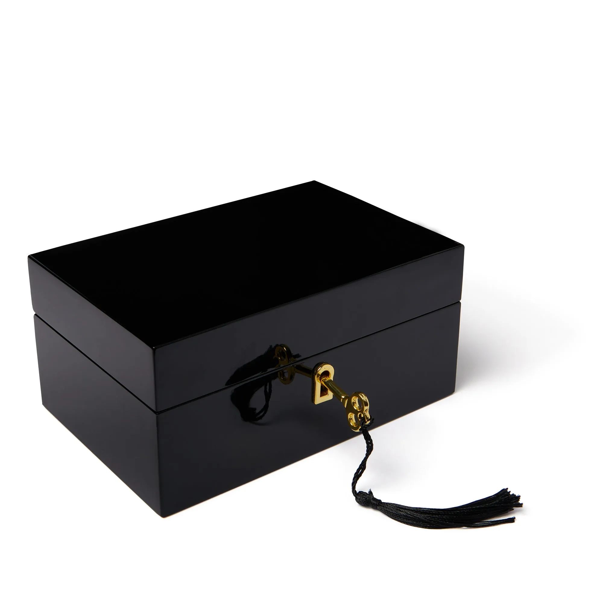 Black Lacquered Jewellery Box