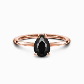 Black Obsidian Ring - Yonder Glow