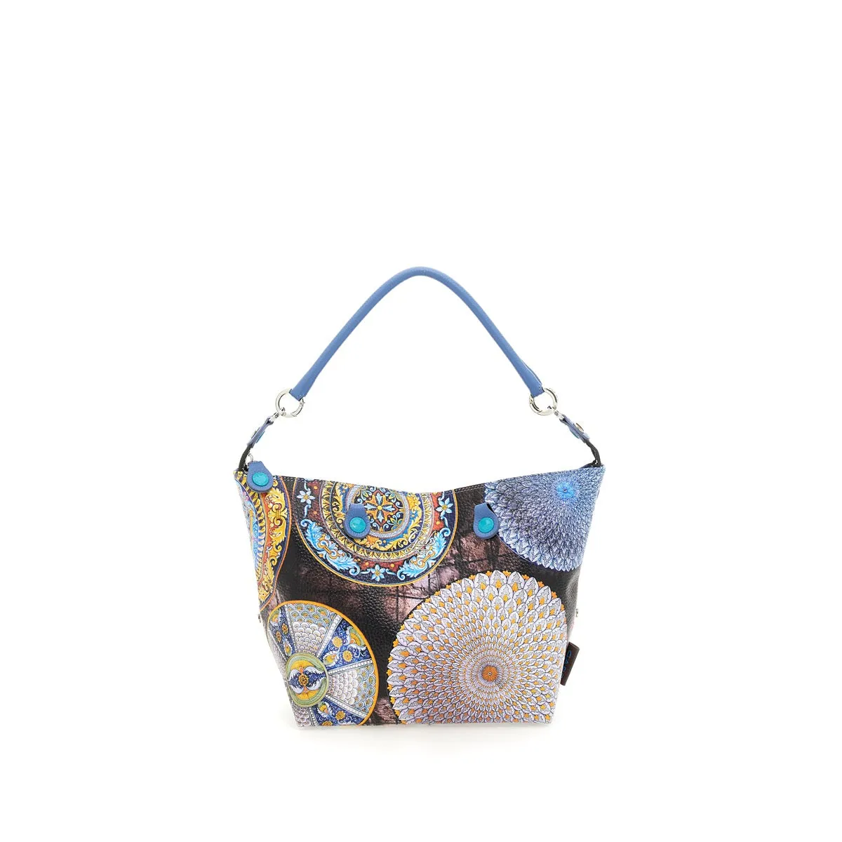 Borsa Donna a Mano con Tracolla GABS G3 PLUS Holiday in Pelle stampa Piatti Ravello Large