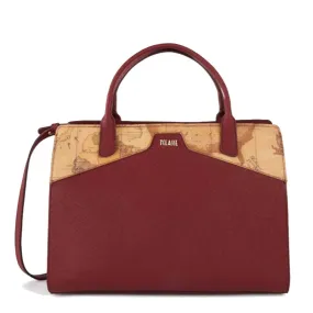 Borsa Donna a Mano Grande 1A Classe Alviero Martini linea Glam City color Cabernet GV67