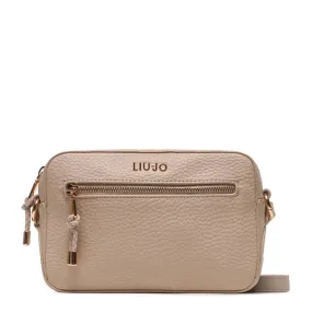 Borsa Donna a Tracolla LIU JO Better Ecosostenibile Effetto Bottalato Taupe AF3164