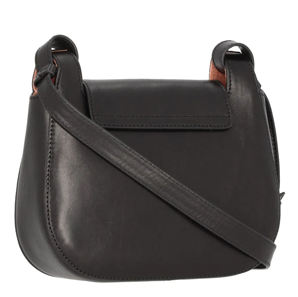 Borsa Donna a Tracolla THE BRIDGE in Pelle Nera linea Lucia